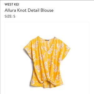 West Kei Allura Knot Detail Blouse